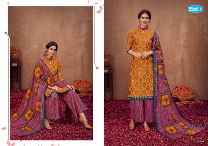 Megha Malai Cotton 2 Regular Wear Cotton Printed Designer Dress Material Collection